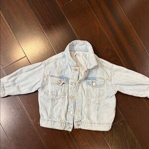 Zara girls Light Blue Denim Kids Jacket size 2-3 toddler